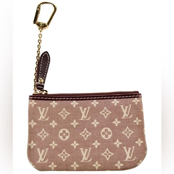 Louis Vuitton Pochette Clés leather Canvas key pouch ✨ - Picture 2 of 7